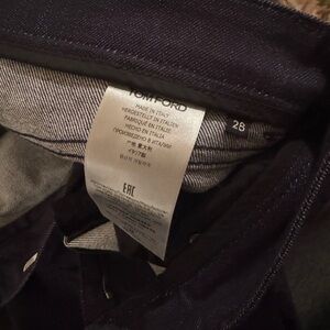 Tom Ford Navy Denim Pants 28